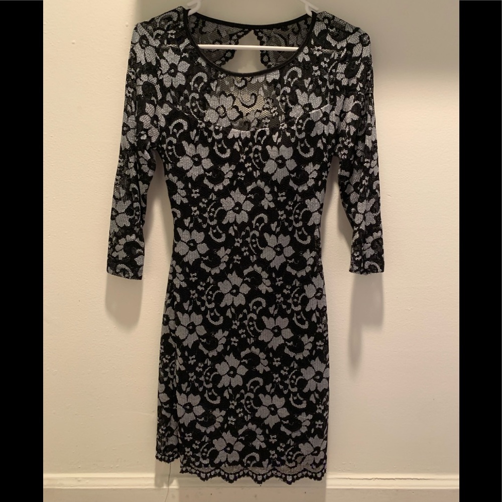 Backless cocktail dress